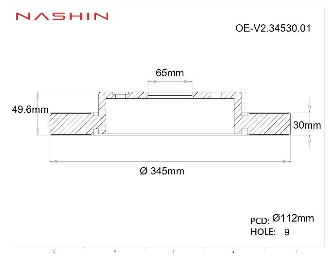 NASHIN High-Performance Floating Front Brake Discs (OEM Replacement)