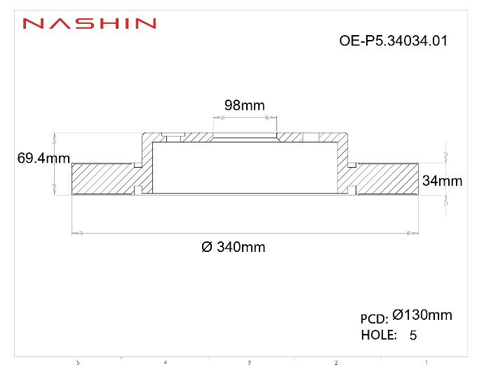 NASHIN High-Performance Floating Front Brake Discs (OEM Replacement)