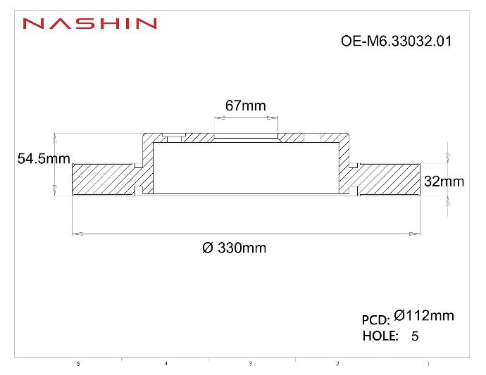 NASHIN High-Performance Floating Front Brake Discs (OEM Replacement)