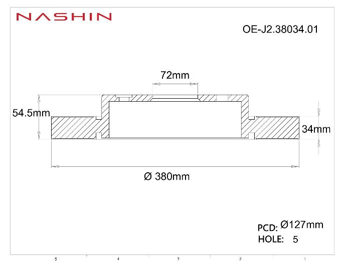 NASHIN High-Performance Floating Front Brake Discs (OEM Replacement)
