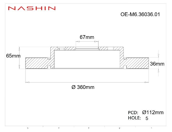 NASHIN High-Performance Floating Front Brake Discs (OEM Replacement)