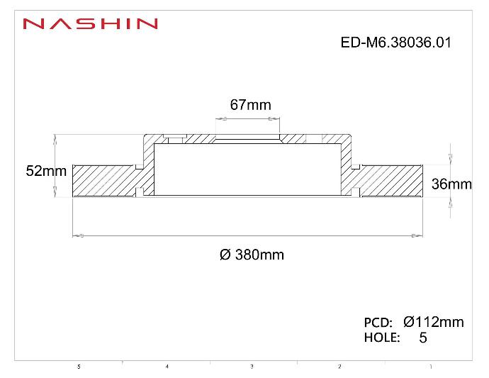 NASHIN High-Performance Floating Front Brake Discs (OEM Replacement)