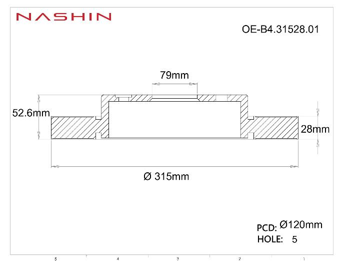 NASHIN High-Performance Floating Front Brake Discs (OEM Replacement)