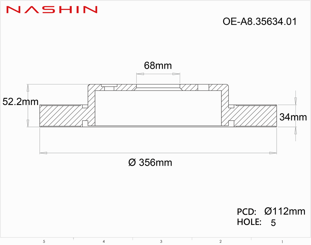 NASHIN High-Performance Floating Front Brake Discs (OEM Replacement)