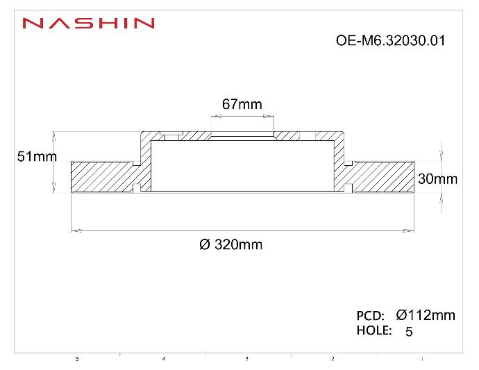 NASHIN High-Performance Floating Front Brake Discs (OEM Replacement)