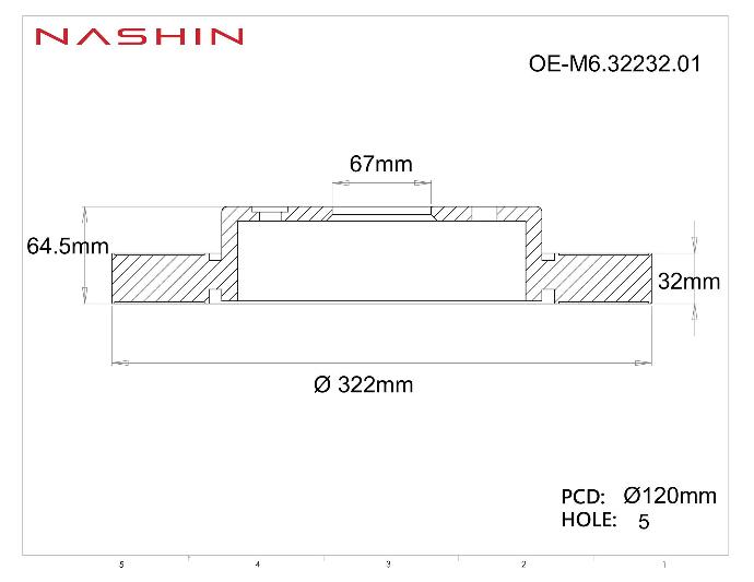 NASHIN High-Performance Floating Front Brake Discs (OEM Replacement)