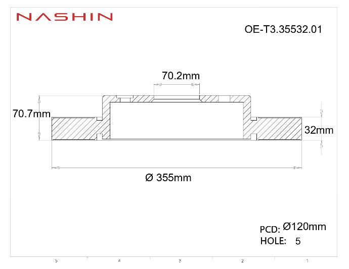 NASHIN High-Performance Floating Front Brake Discs (OEM Replacement)